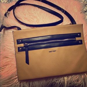 Leather Nine West Cross Body Purse